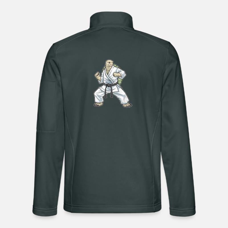 Turtle Karate Martial Arts Unisex Softshell Jacket