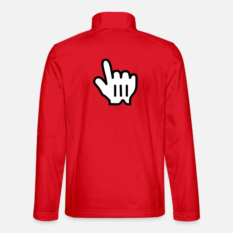 pointinghand - Unisex Softshell Jacket - red