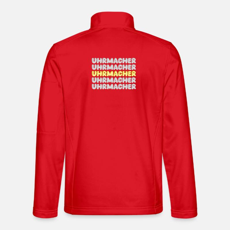 Gift for watchmakers - Unisex Softshell Jacket - red