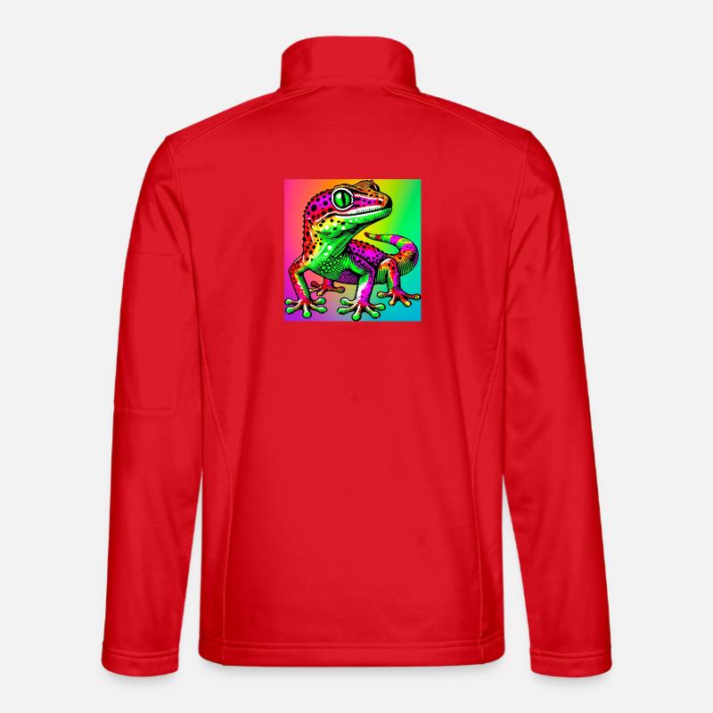Gecko - Unisex Softshelljacke - Rot