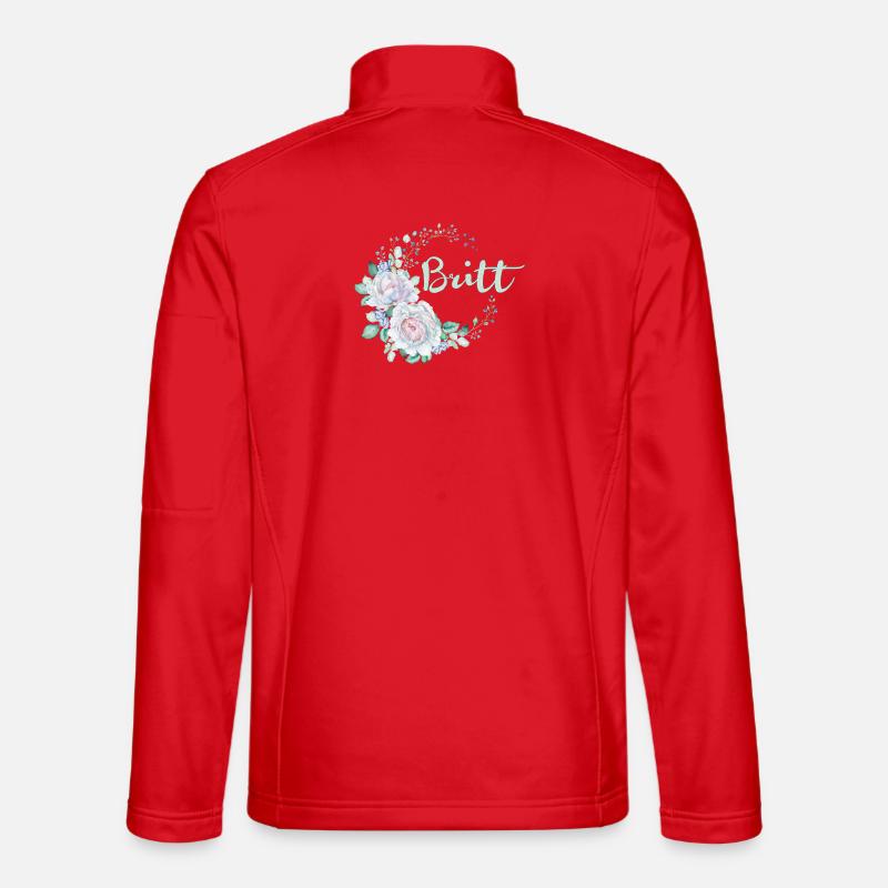 For Britt - Unisex Softshell Jacket - red