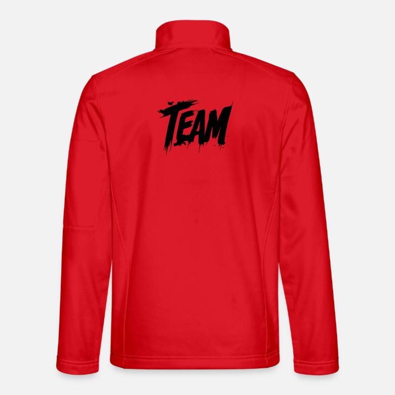 Team Gruppe - Unisex Softshelljacke - Rot
