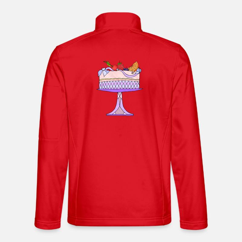Cake - Unisex Softshell Jacket - red