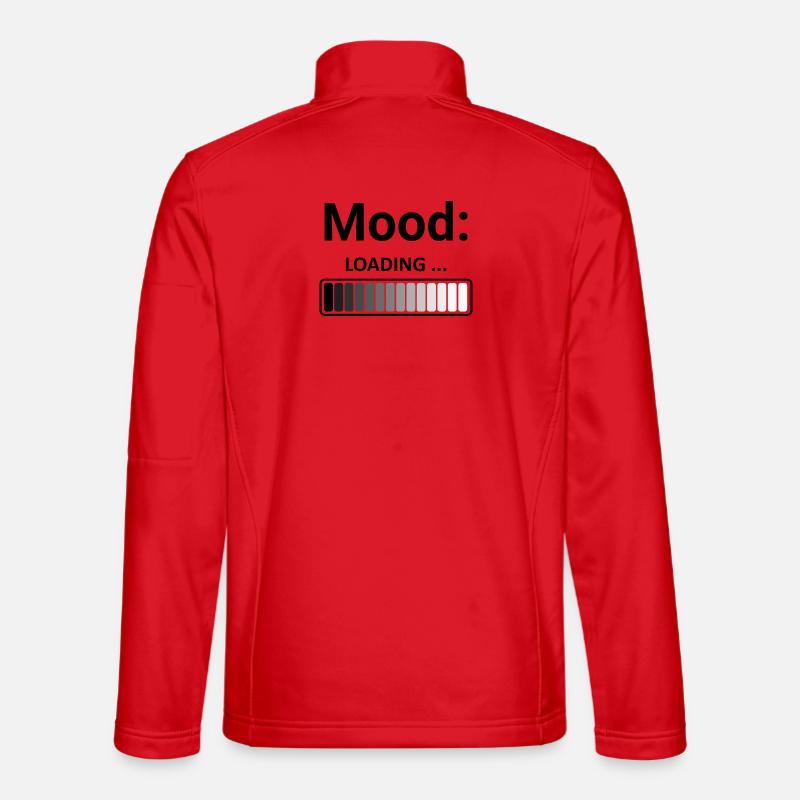 Mood Loading Stylish Design Loading Bar - Unisex Softshell Jacket - red