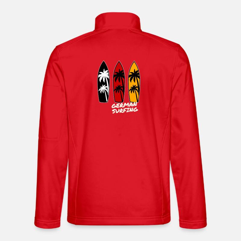 German Surfing - Unisex Softshelljacke - Rot