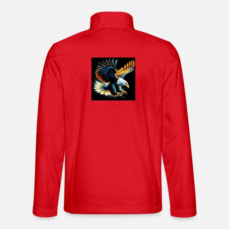 eagle - Unisex Softshell Jacket - red