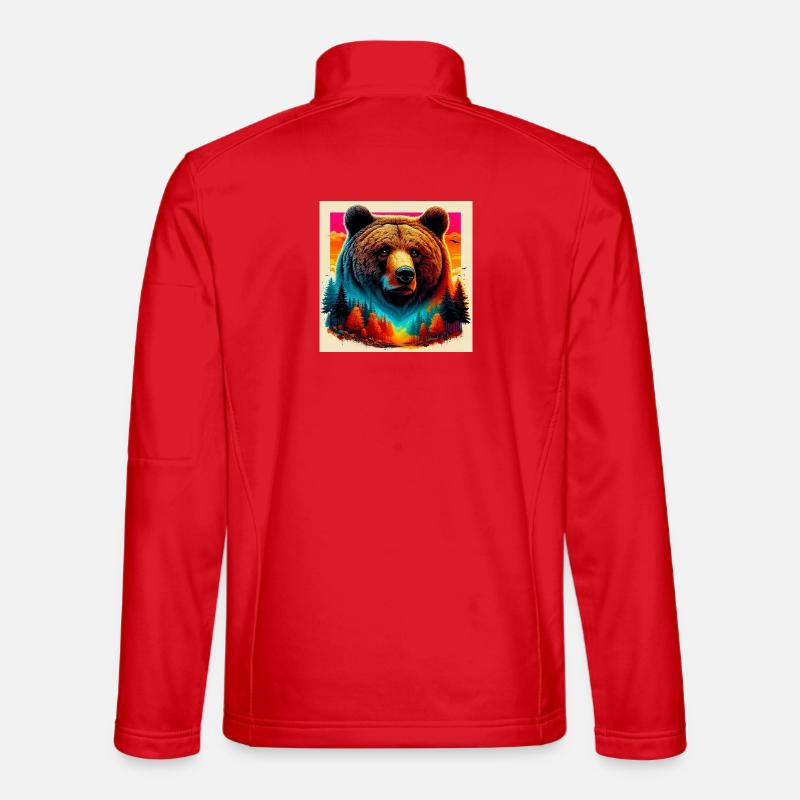 Orso - Giacca softshell unisex - rosso