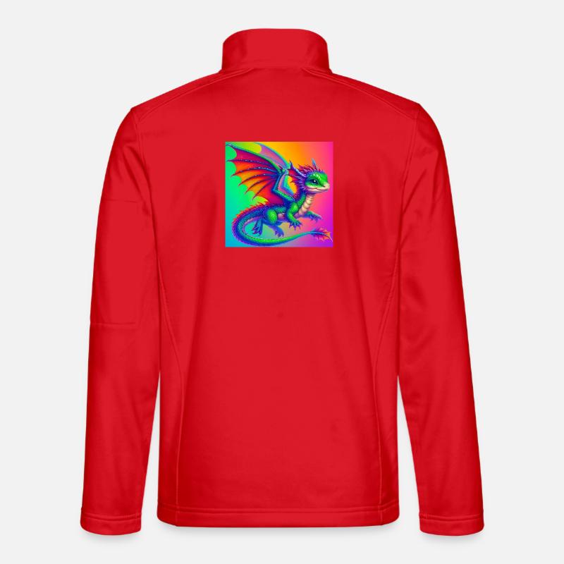 dragon - Unisex Softshell Jacket - red