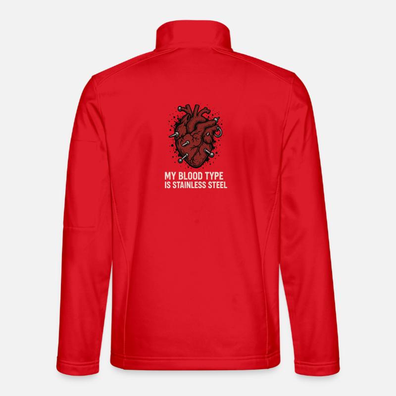 Piercing Addict Body Mod Enthusiast - Unisex Softshelljacke - Rot