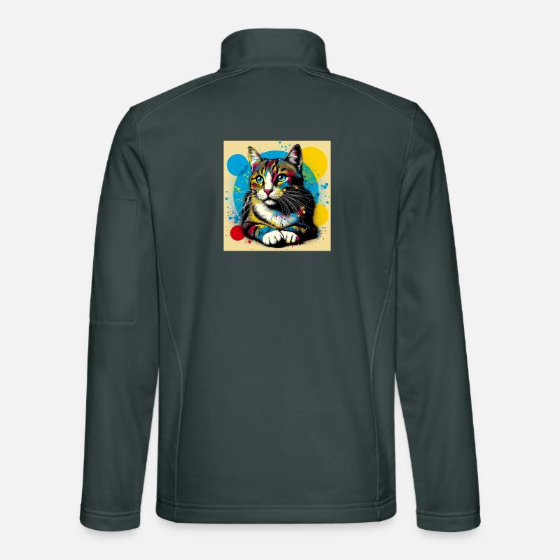 chat Veste en tissu softshell Unisexe