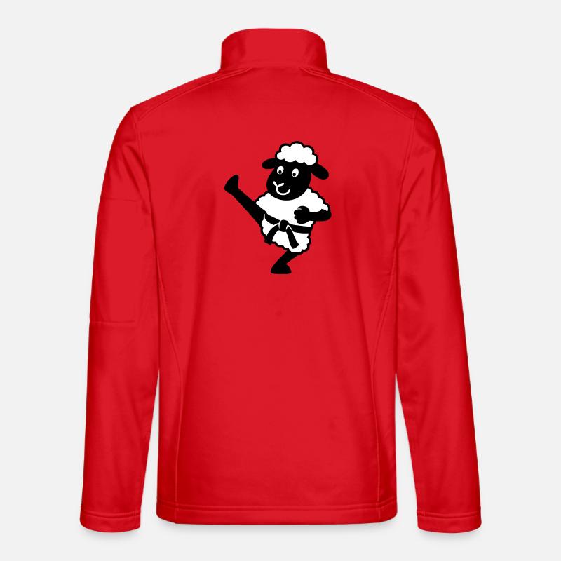 Karate Schaf Unisex Softshelljacke