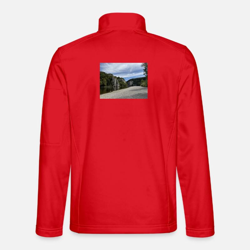 Kelheim River Cliffs Landscape Danube Gorge Unisex Softshell Jacket