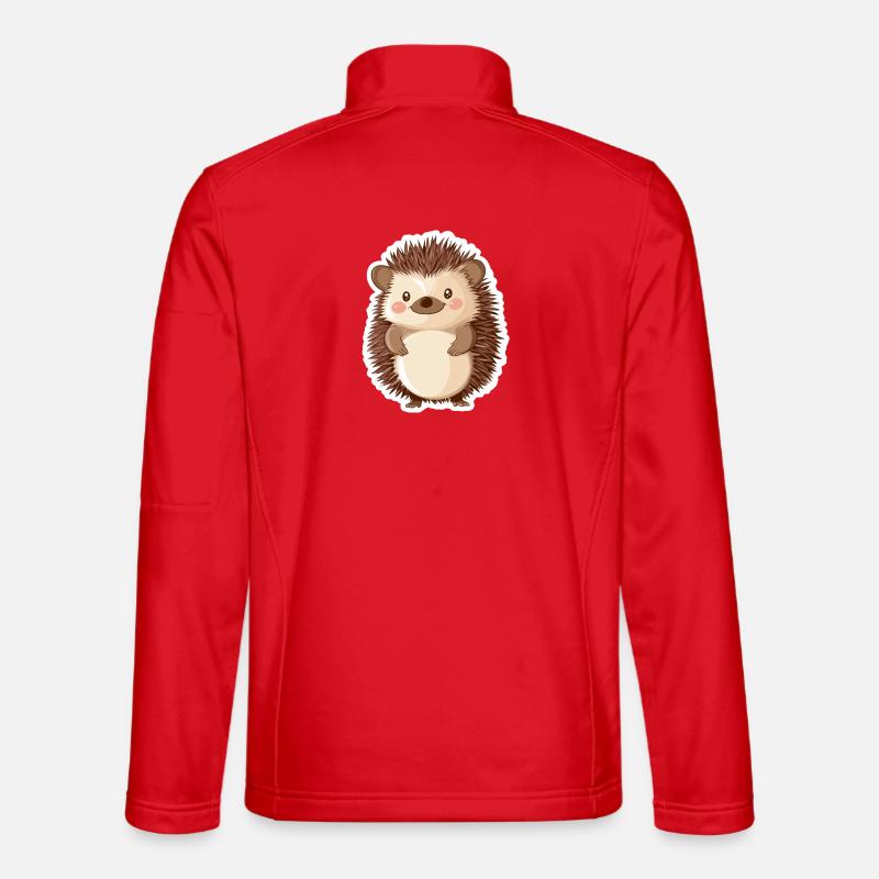 Igel - Unisex Softshelljacke - Rot