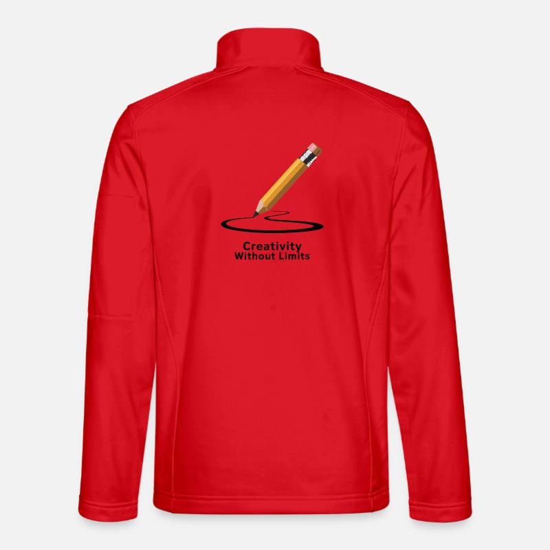 Pencil Sparks Creativity Without Limits Unisex Softshell Jacket