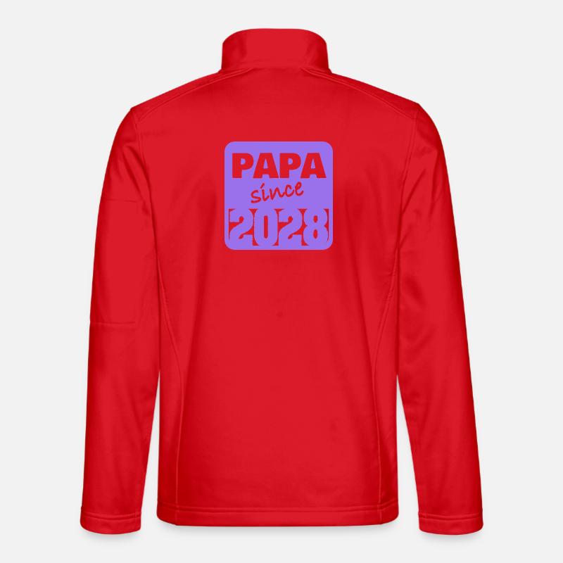 Vater 2028 - Unisex Softshelljacke - Rot
