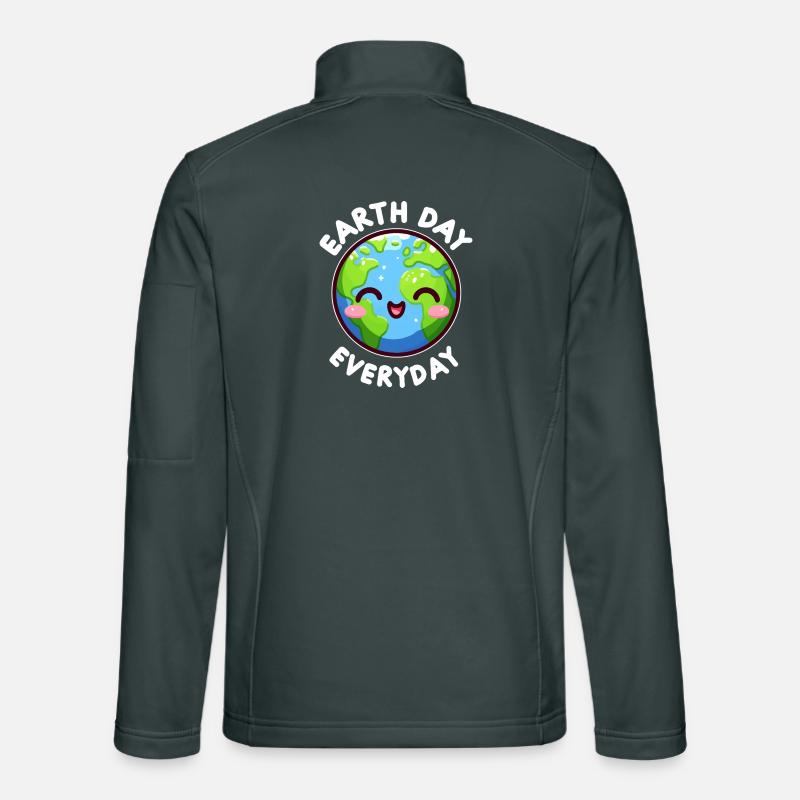 Terre Heureuse Jour Éternel Veste en tissu softshell Unisexe