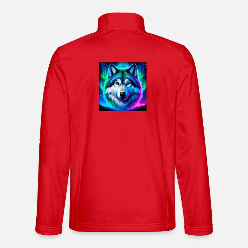 Wolf - Unisex Softshell Jacket - red