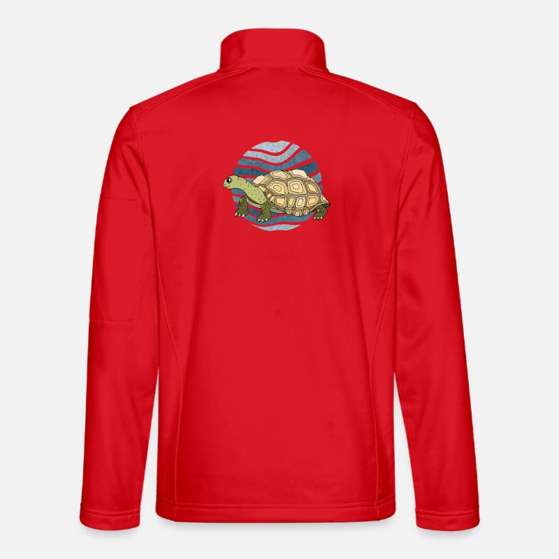 Schildkröte - Unisex Softshelljacke - Rot