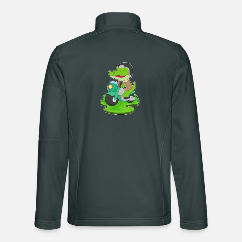 Krokodil Motorroller Unisex Softshelljacke