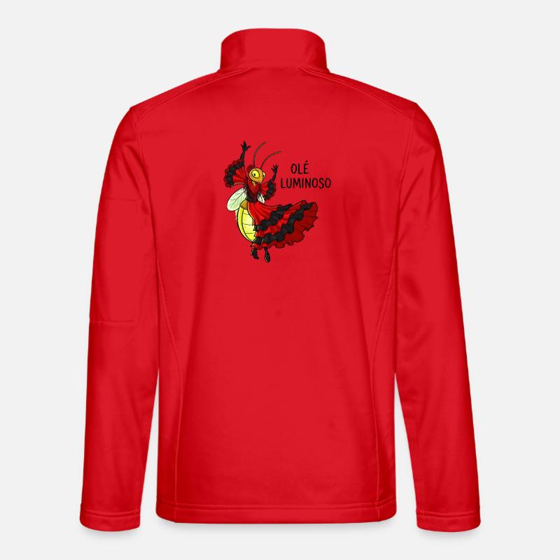 Flamenco Glühwürmchen Tanzkostüm - Unisex Softshelljacke - Rot