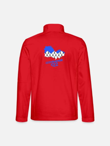 Cotes d'Armor 22 - Unisex Softshell Jacket - red