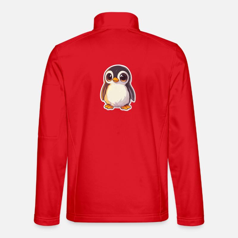 Penguin - Unisex Softshell Jacket - red