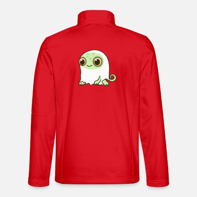 Chameleon Halloween Ghost Unisex Softshell Jacket