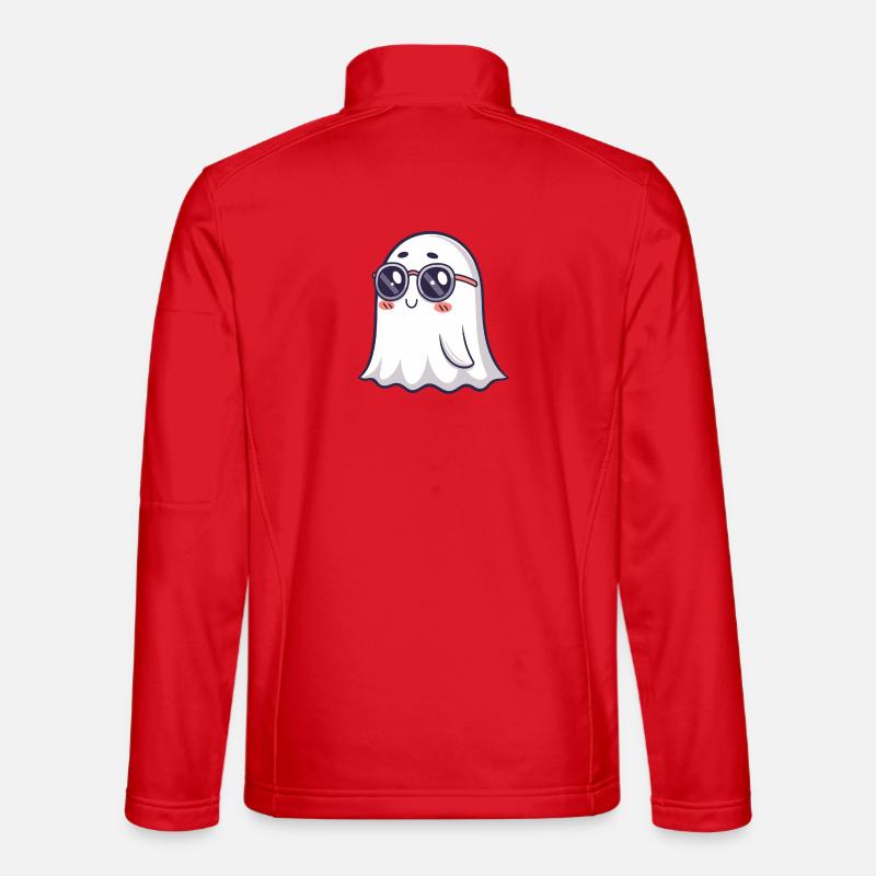 Retro Phantom Round Glasses Unisex Softshell Jacket