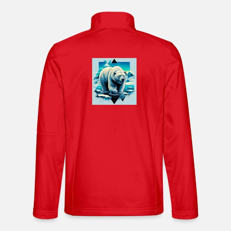 Eisbär - Unisex Softshelljacke - Rot
