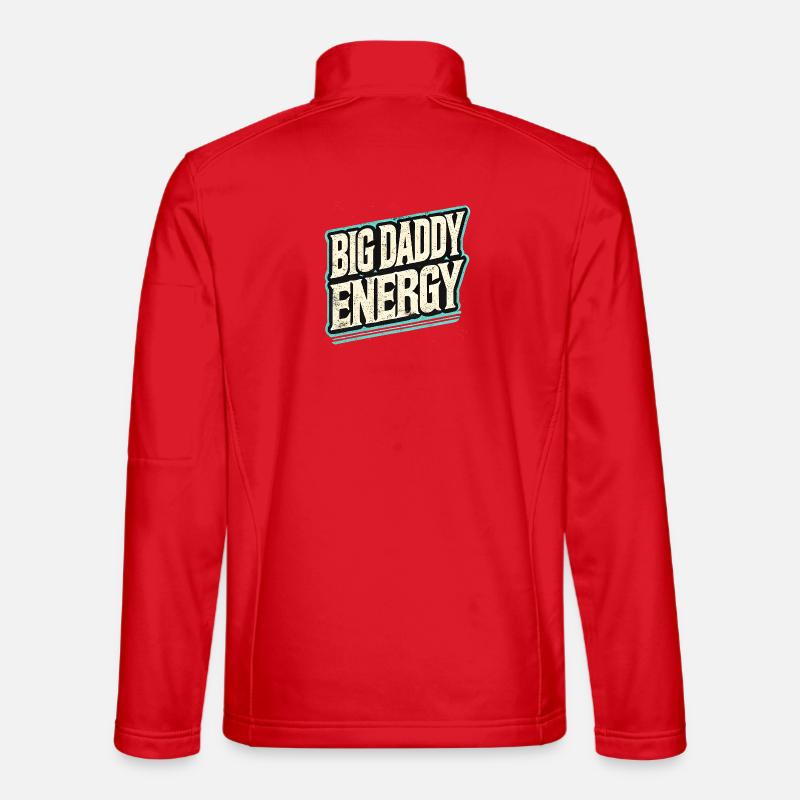 Big Dad Energy Retro  Unisex Softshell Jacket