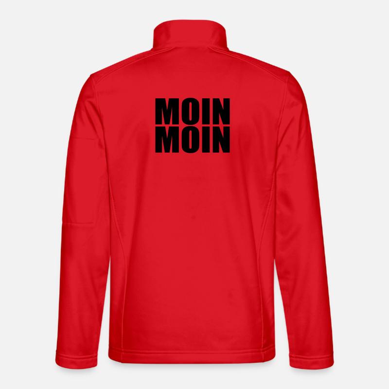 MOIN MOIN - Unisex Softshelljacke - Rot