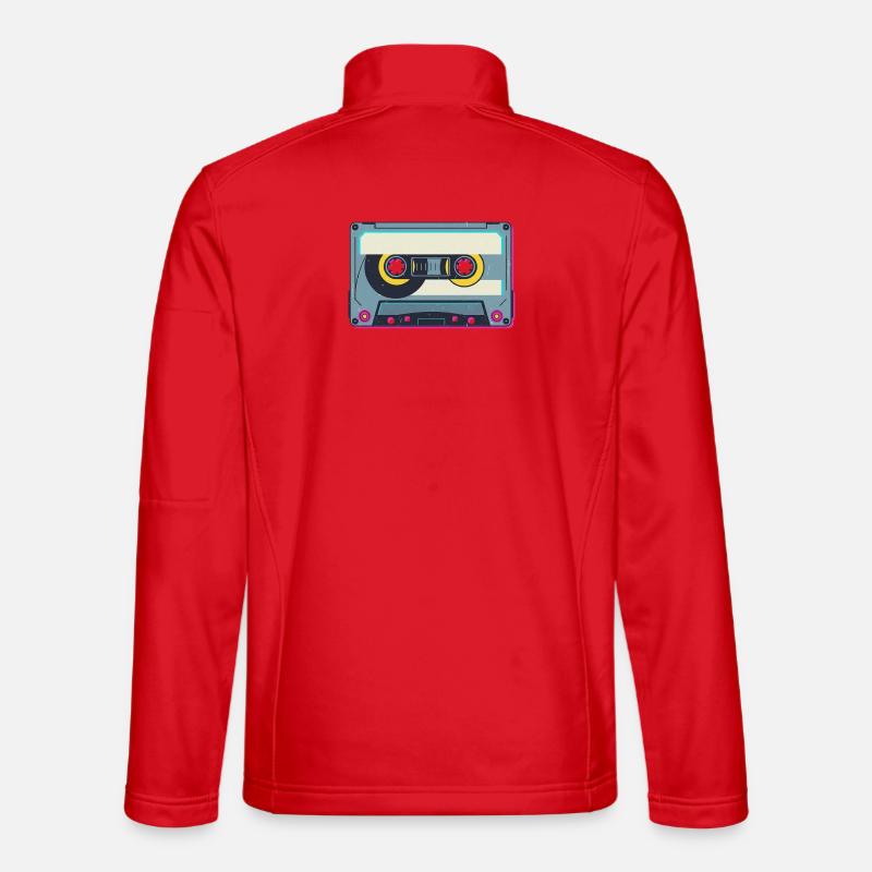 Cassette rétro Veste en tissu softshell Unisexe