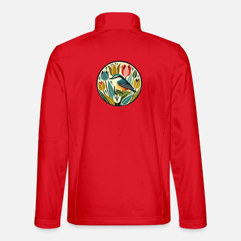 Nuthatch - Unisex Softshell Jacket - red
