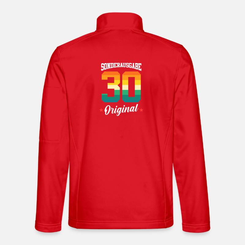 30 Birthday - Unisex Softshell Jacket - red