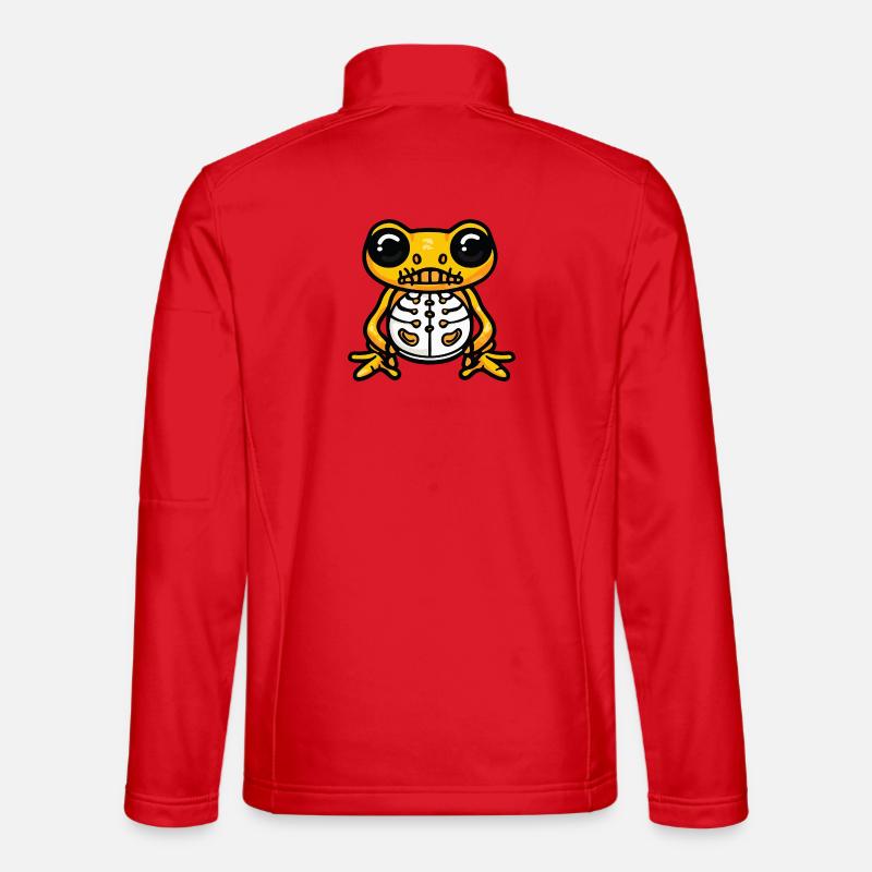 Frosch Halloween Zombie - Unisex Softshelljacke - Rot