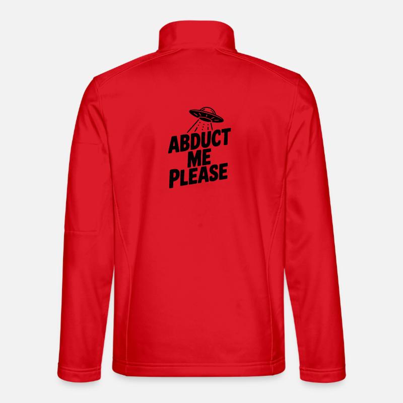 Entführe mich bitte - Unisex Softshelljacke - Rot
