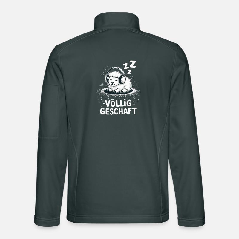 Completely done sheep design Unisex Softshell Jacket