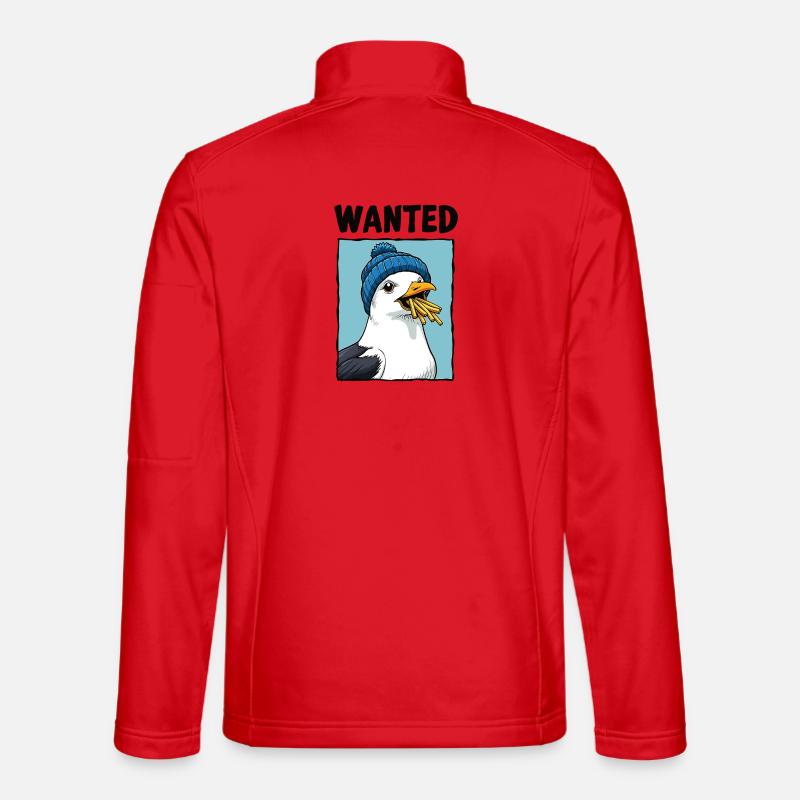 Gesuchte Pommes-möwe - Unisex Softshelljacke - Rot