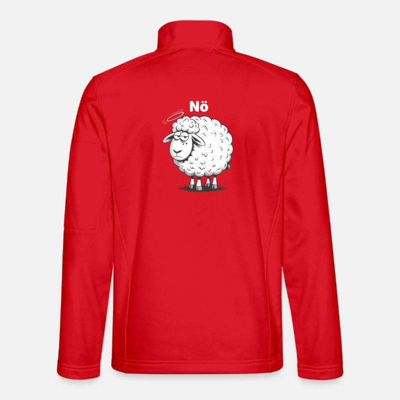 Lower Austria – Grumpy Sheep Humor Design Unisex Softshell Jacket