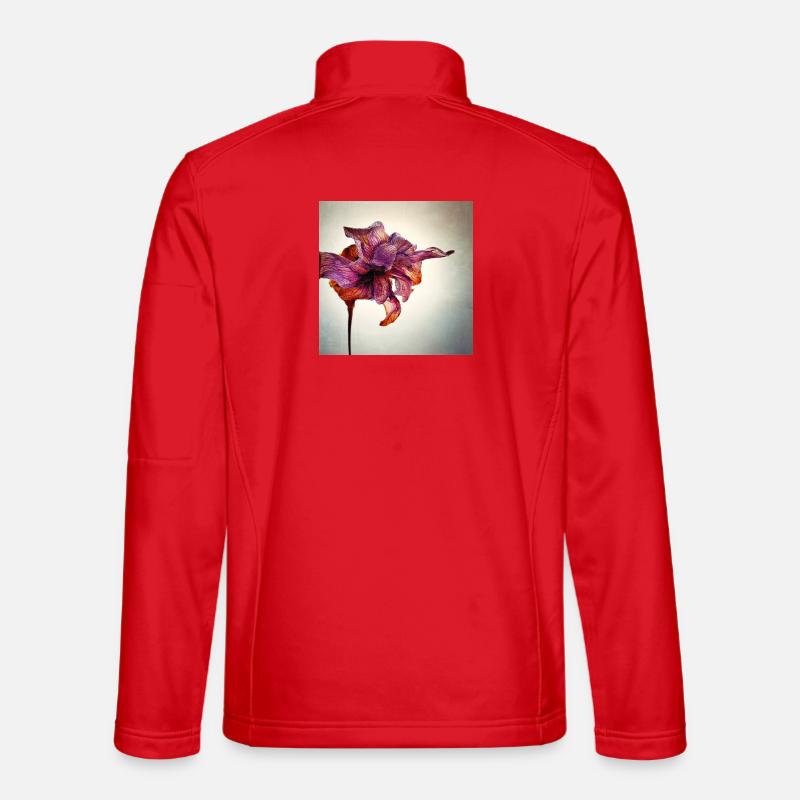 Withered Flower Unisex Softshell Jacket