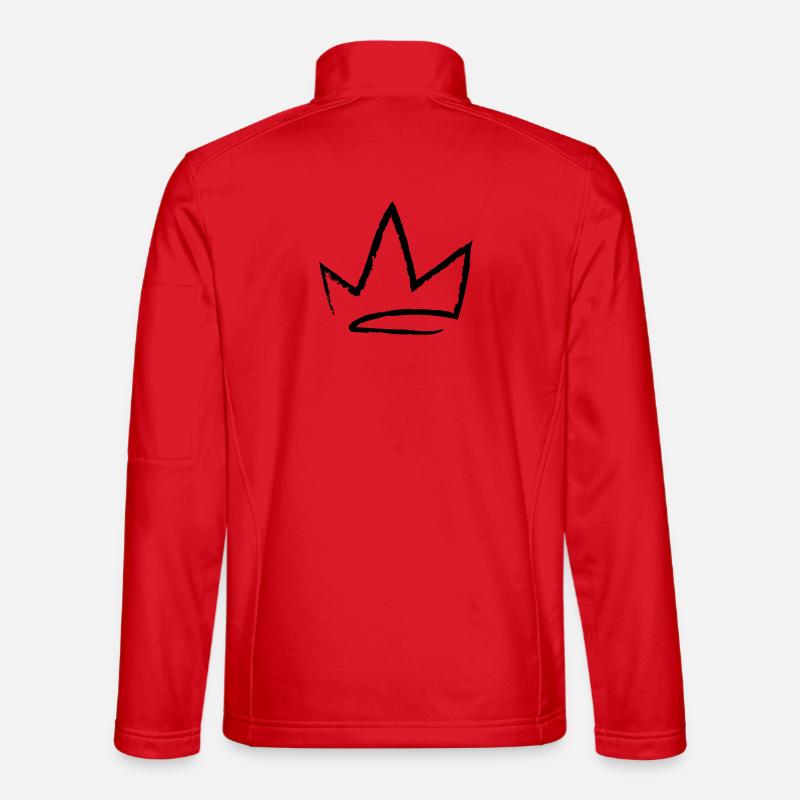 Crown Sketch Unisex Softshell Jacket