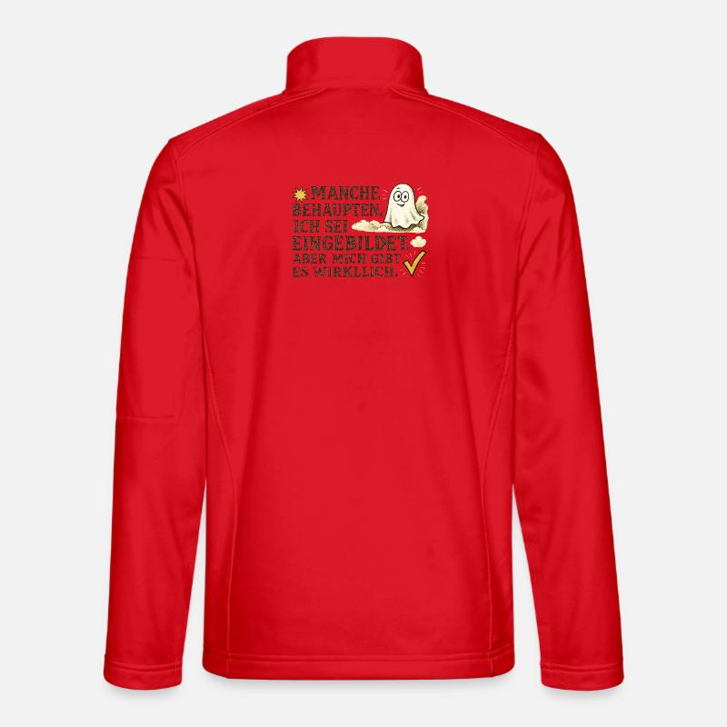 Some say I'm conceited - Unisex Softshell Jacket - red