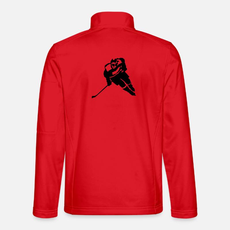 Eishockey - Unisex Softshell Jacket - red