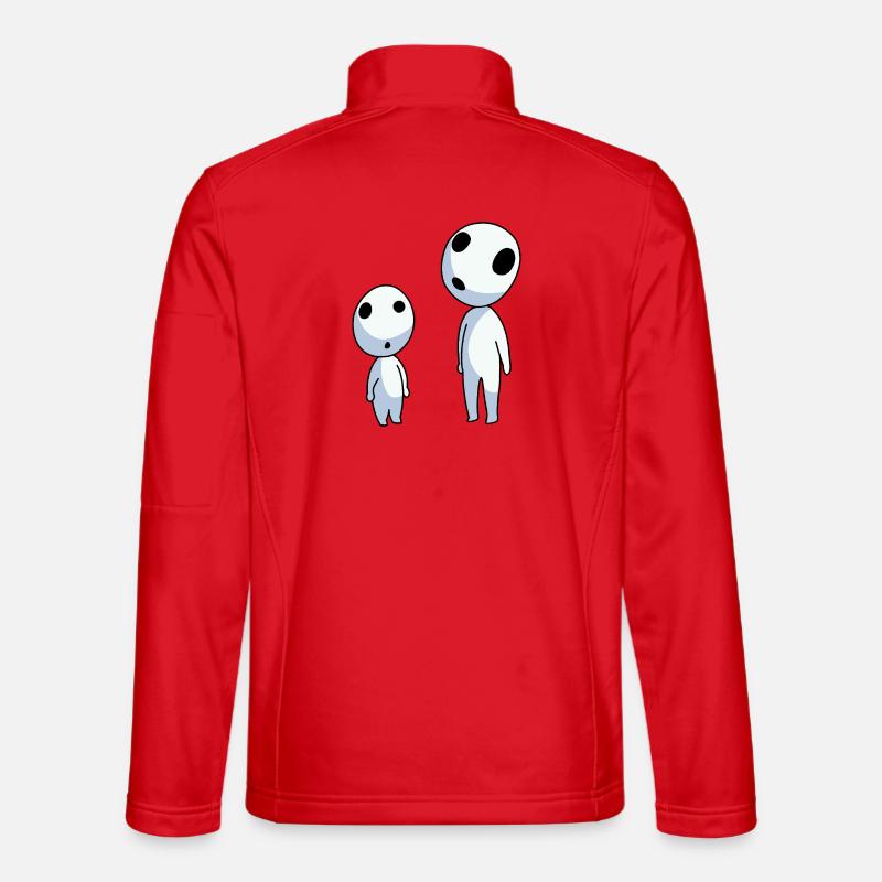 Esprits de la forêt Veste en tissu softshell Unisexe