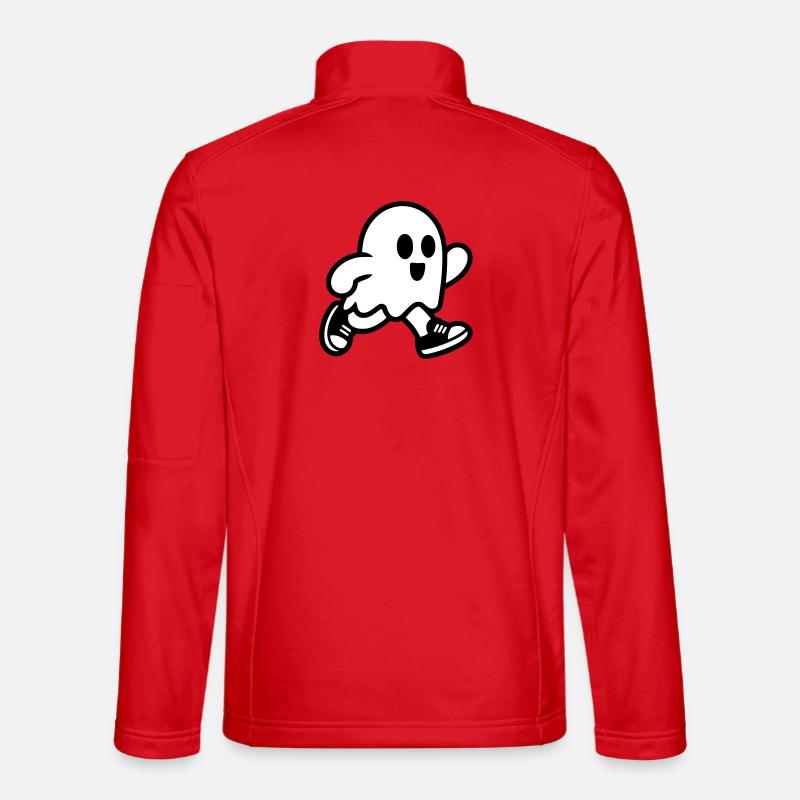 ghost - Unisex Softshell Jacket - red