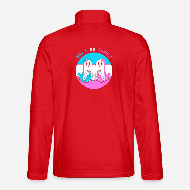 Halloween Gender Reveal - Unisex Softshell Jacket - red