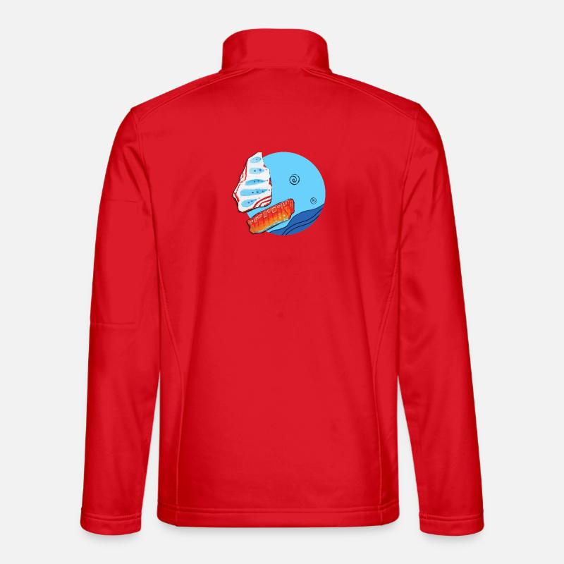 Sailing boat - Unisex Softshell Jacket - red