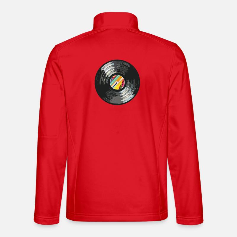 Vinyl_6 - Unisex Softshelljacke - Rot