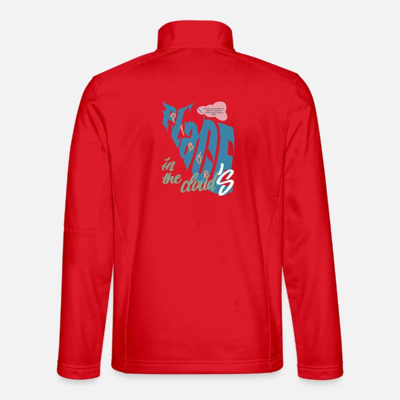 Place dans les nuages Graffiti Veste en tissu softshell Unisexe