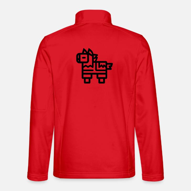 Pinata - Unisex Softshelljacke - Rot